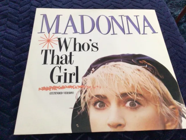 Madonna - Whos That Girl 12 inch vinyl single