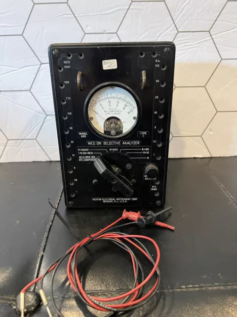 Weston Electrical Instrument Corp. Weston Selective Analyzer 665