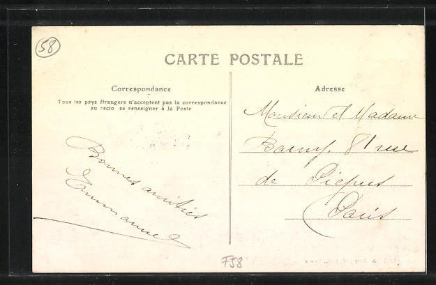 CPA Cosne, Place de la Gare 1910 2