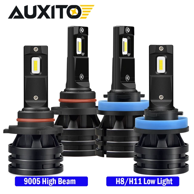 4Pc H11 9005 LED Headlight Hi Low Beam for Toyota Sequoia 08 09 10 11 12 13-17