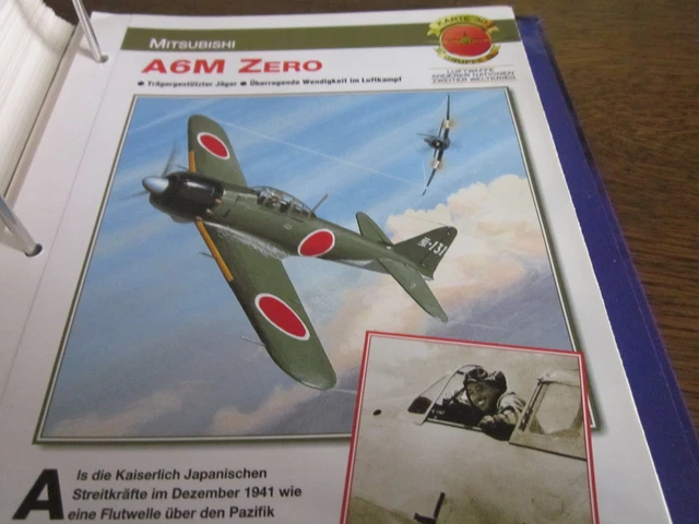 FASZINATION 13 30 Mitsubishi A6M Zero Jäger Trägergestützt JApan EUR 3 ...