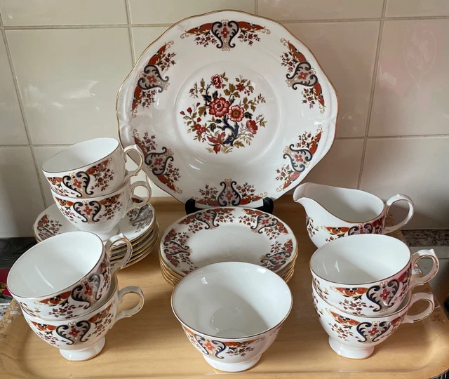 China Tea Cup Colclough Royale Bone China Colclough China Tea Set