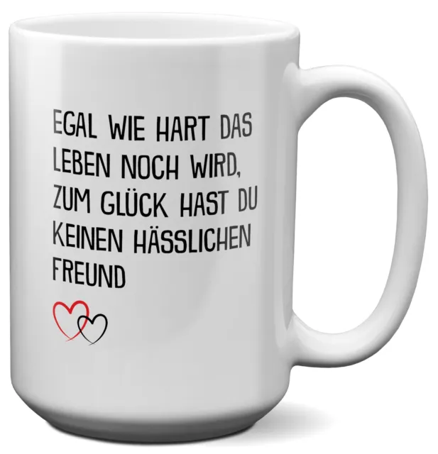 XL Tasse Freundin Geschenk Jahrestag Sie Valentinstag Frauen 1 Jahr Weihnachten