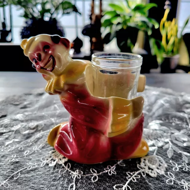 Shawnee Pottery Jojo Clown 1950s Candleholder Figurine Ceramic Hand Painted...