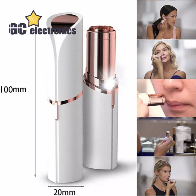 Hair Epilator Electric Remover Lipstick Shaver Facial Women Trimmer A3GK