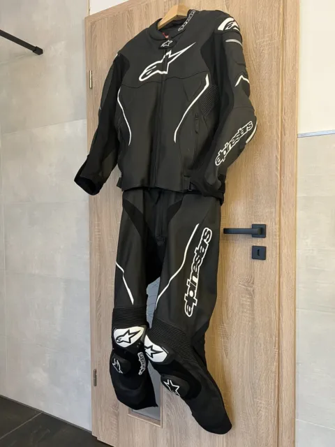 alpinestars motorrad Lederkombi Orbiter Gr 58 Handschuhe Carbon 2