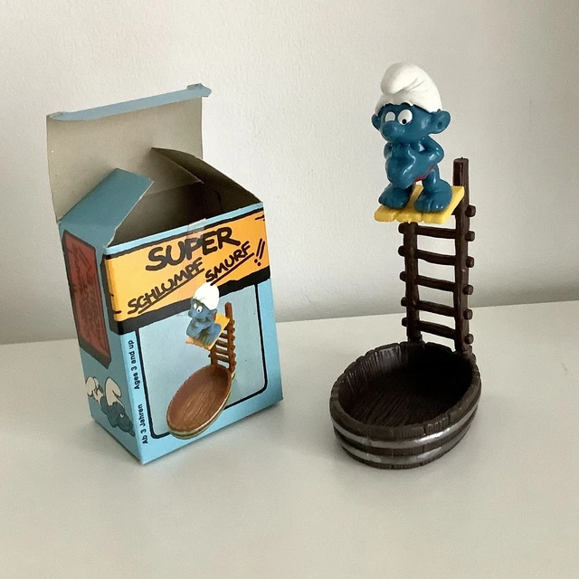 Figurine Schtroumpf : PROMO 20120 SHELL - RARE - TBE (Smurf