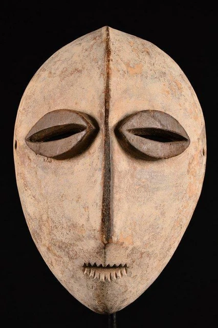17561 African Old Lega Mask / Mask Dr Congo
