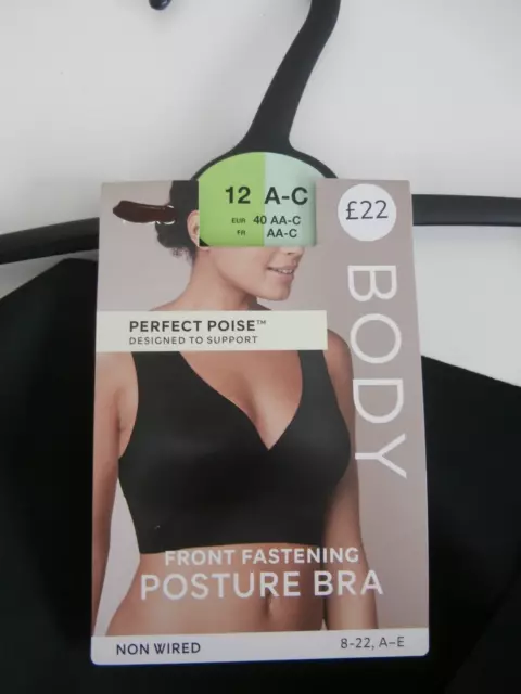 NEW MARKS AND Spencer Front Fastening Non Wired Bra In White £10.00 -  PicClick UK