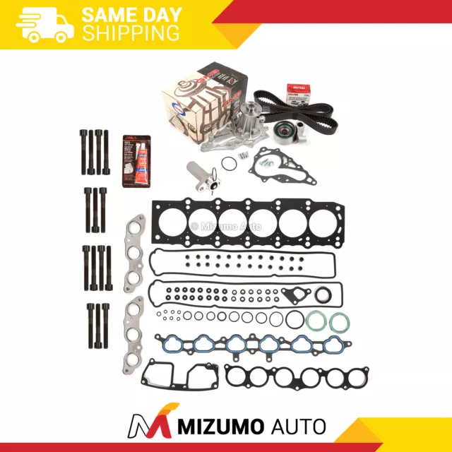 Head Gasket Set Timing Belt Kit Water Pump Fit 98-05 Lexus IS300 GS300 2JZGE