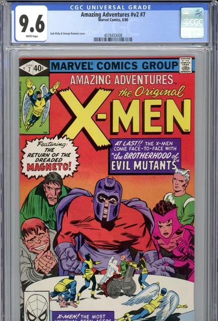 Amazing Adventures #V2 #7 (1980) Marvel CGC 9.6 White Jack Kirby Magneto