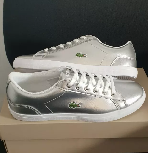 White lacoste deals ladies trainers