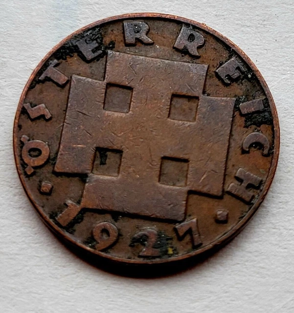 1927 AUSTRIA   2 GROSCHEN  KM 2837 - World Coin
