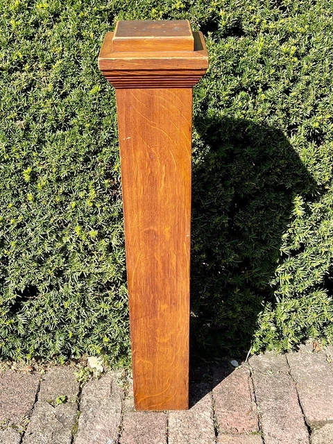 ANTIQUE VICTORIAN OAK NEWEL POST  COLUMN Architecture Salvage #17