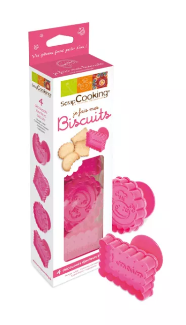 Emporte-pièces Je fais mes biscuits 4 pièces