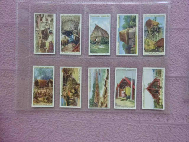 Complete Set - Churchman - Curious Dwellings  Mainly G/Vg 3