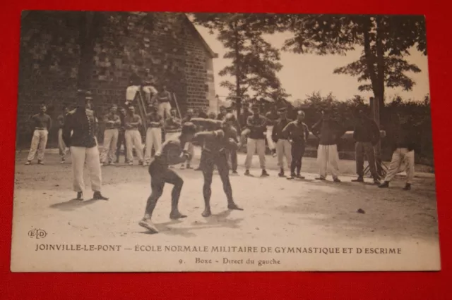 Joinville Le Pont Ecole Militaire Gymnastique Escrime Boxe Direct Gauche (R430)