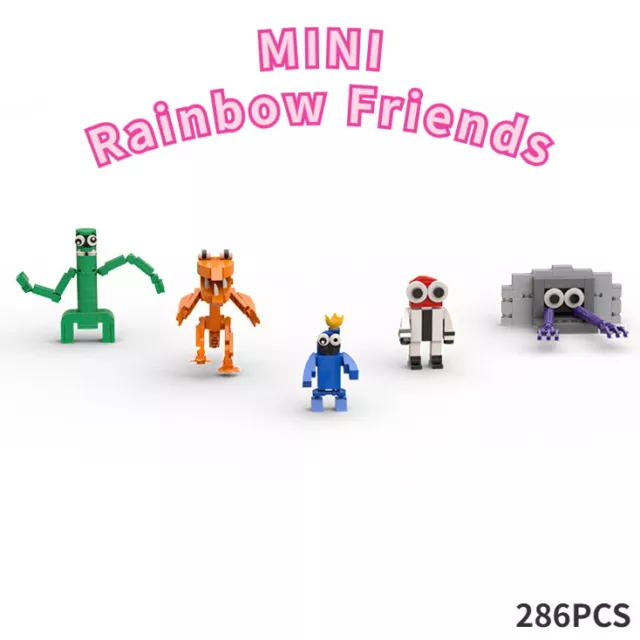 8pcs 2023 Roblox Rainbow Friends Doors Building Blocks Figures Assemble  Model Children Christmas Toy