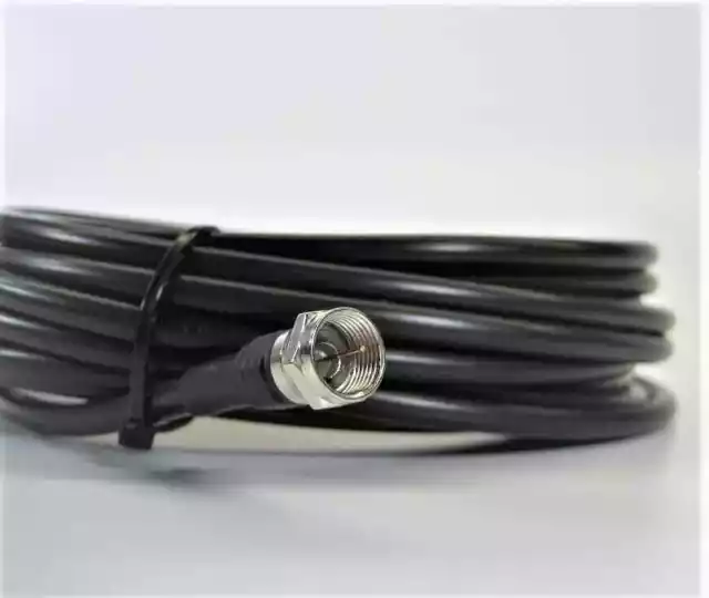 25 Feet RG59B Coaxial Cable, BNC Male / Male - Black - Used - Free Shipping 3