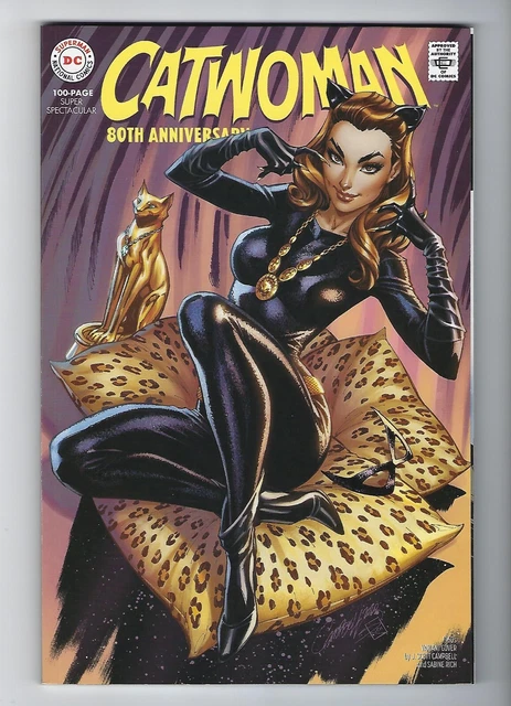 Catwoman 80th Anniversary J Scott Campbell "1960's" Variant Cover (2020) NM-