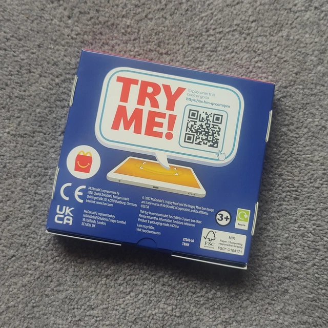 MCDONALDS HAPPY MEAL 2024 Sonic the Hedgehog Sonic Mosaico Sonic