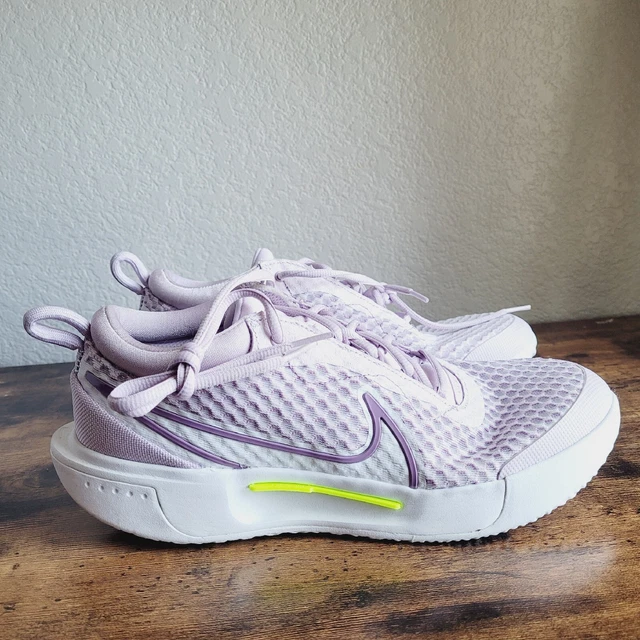 Nike Zoom Court Pro Hard Court HC Size 9.5 Doll White Amethyst Wave Volt Purple