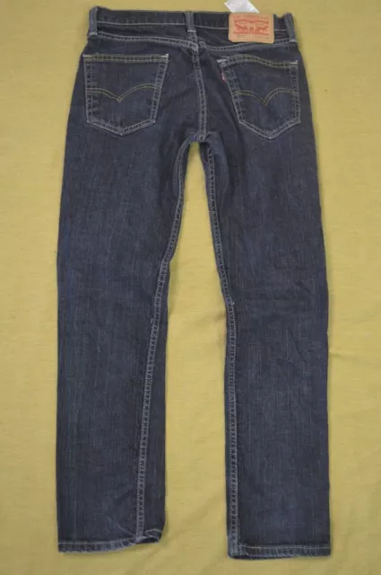 Levis 511 Sim Men's Zip Fly Blue Jeans 29x27 3