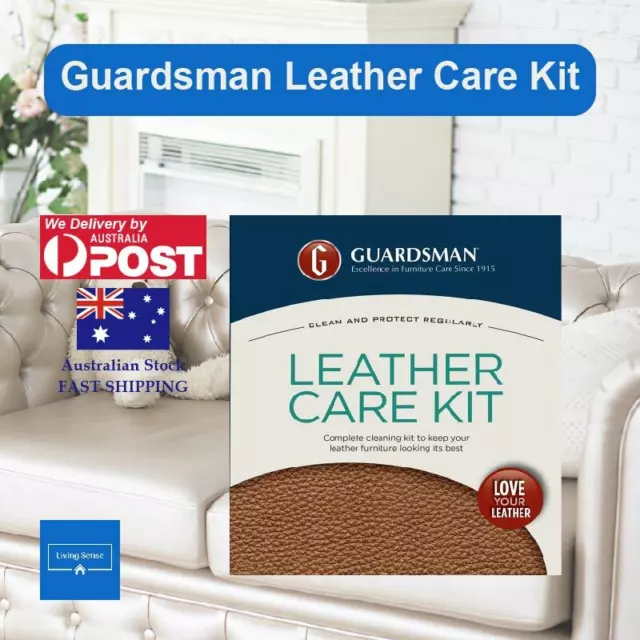 Guardsman Leather Care Kit Leather Cleaner Maintenance for Sofa Lounge and Car