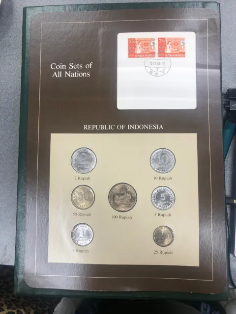 Coin Sets Of All Nations - Republic Of Indonesia 1970-1979