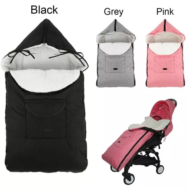 Quilt Stroller Sleeping Bag Pushchair Foot Muff Liner Pram Stroller Accessories 2