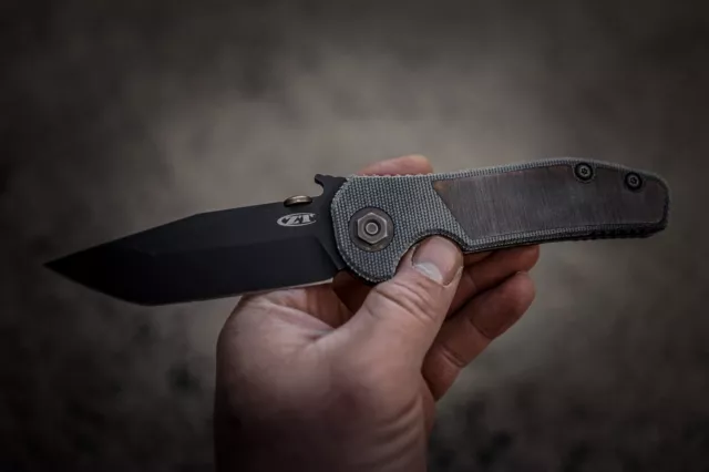 Zero Tolerance ZT0620 micarta Scale with Brass inlay