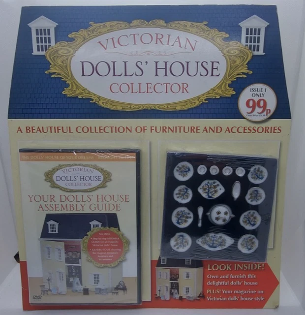 VICTORIAN DOLLS HOUSE Collector Magazine Issue 1 New, Carded