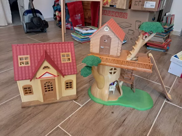 Sylvanian Families Starter Haus + Baumhaus mit Möbeln Möbel LESEN