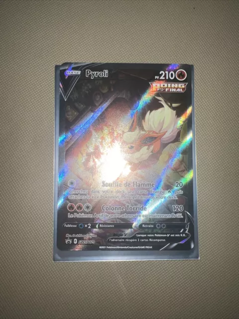 Carte Pokémon Pyroli V SWSH179 Promo Black Star NEUF FR