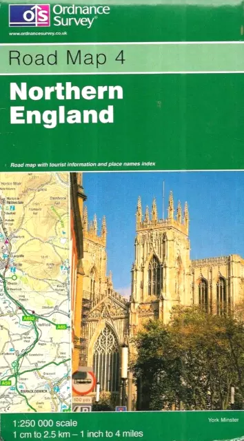 Northern England: Sheet 4 Road Map by Ordnance Survey