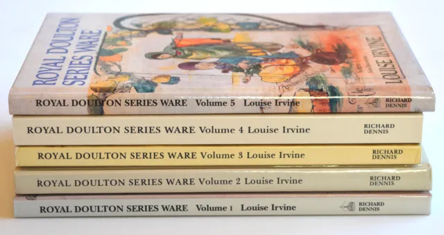 A Complete Set Of Royal Doulton Series Ware Books - Volumes 1 -5  (5 Books) 2