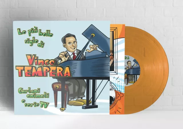 VINCE TEMPERA - Cartoni Animati & Serie Tv  (2023) LP orange Vinyl pre order