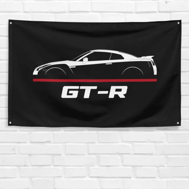 For Nissan GT-R 2007-2012 Enthusiast 3x5 ft Flag Banner Birthday Gift