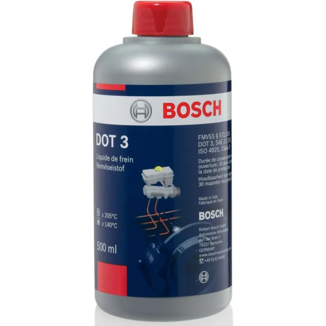 Bosch Yellow Dot Brake Fluid DOT 3 500mL BF3-500ML