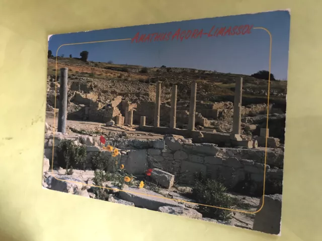 Amathus Agora - Limassol.  Cyprus.  1993 posted Colour Postcard