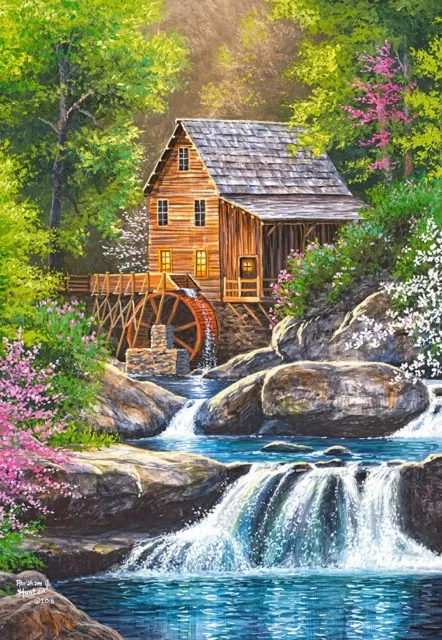 Puzzle "Moulin Au Printemps" - 1000 pièces - Castorland - Neuf Sous Blister