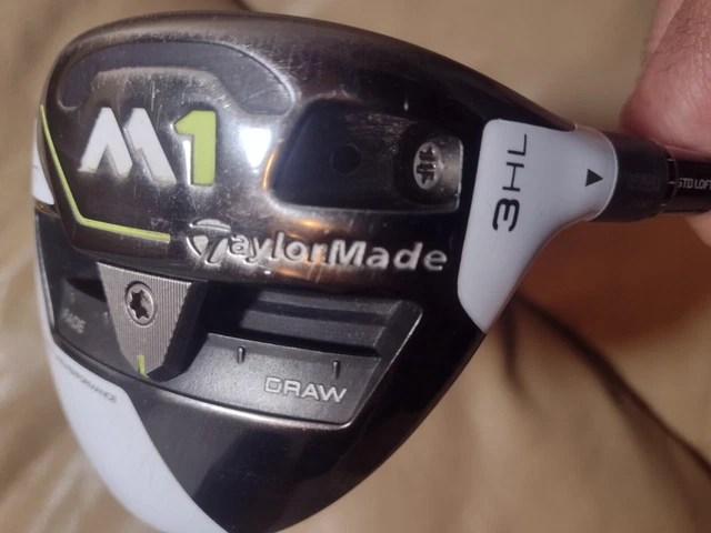 TAYLORMADE 2017 M1 3HL 17* FAIRWAY WOOD MATRIX OZIK White Tie 55g Stiff FLEX