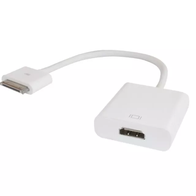 iPad 2/3 1080P Dock Connector to HDMI Adapter Cable for iPhone 4/4S HDTV 30pin