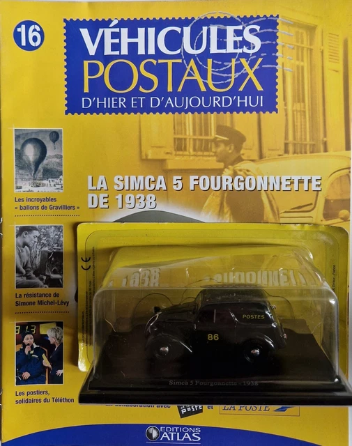 Universal Hobbies 1/43 - La Poste PTT 16 - Simca 5 fourgonnette 1938