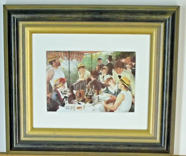 Pierre-Auguste Renoir "Luncheon" Framed Quality Art Print, Single Matt & Glass