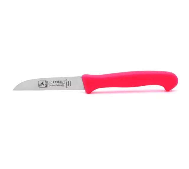 2 Solingen Küchenmesser Herder Gemüsemesser Solinger Obstmesser NEON pink grün 2