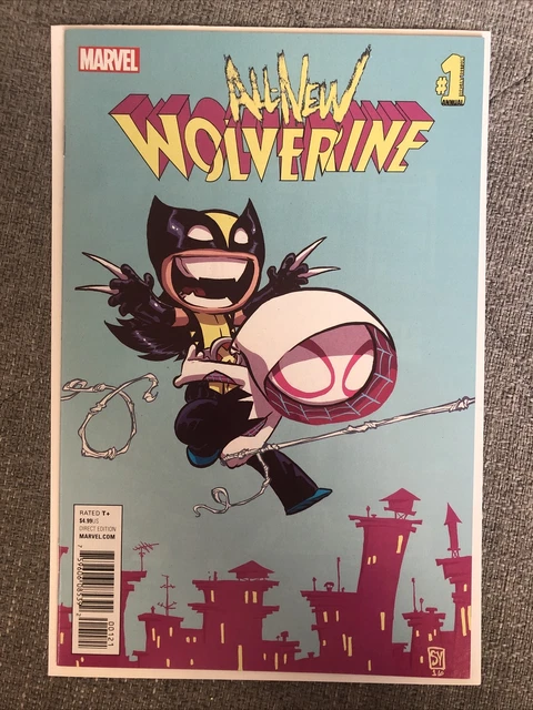 Skottie Young Variant All New Wolverine 1 Annual 2016 Spider Gwen Higher Grade
