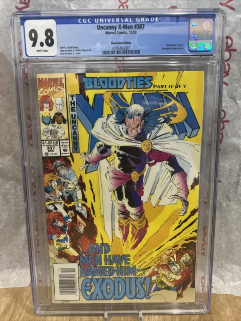 UNCANNY X-MEN #307 MARVEL COMICS, DEC. 1993 - BLOODTIES Newsstand Cgc 9.8 Pop 1