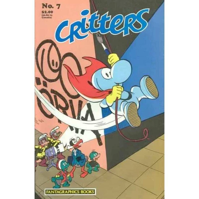 Critters #7 in Near Mint minus condition. Fantagraphics comics [w'