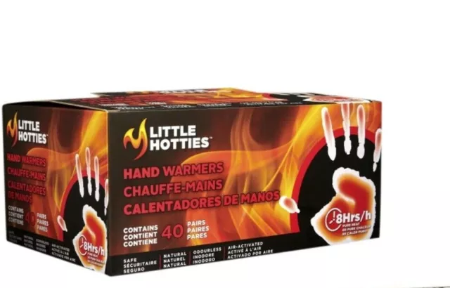 Little Hotties Hand Warmers Heat Pack for Snow Ski Pocket Warmer 5/10/20/30/40